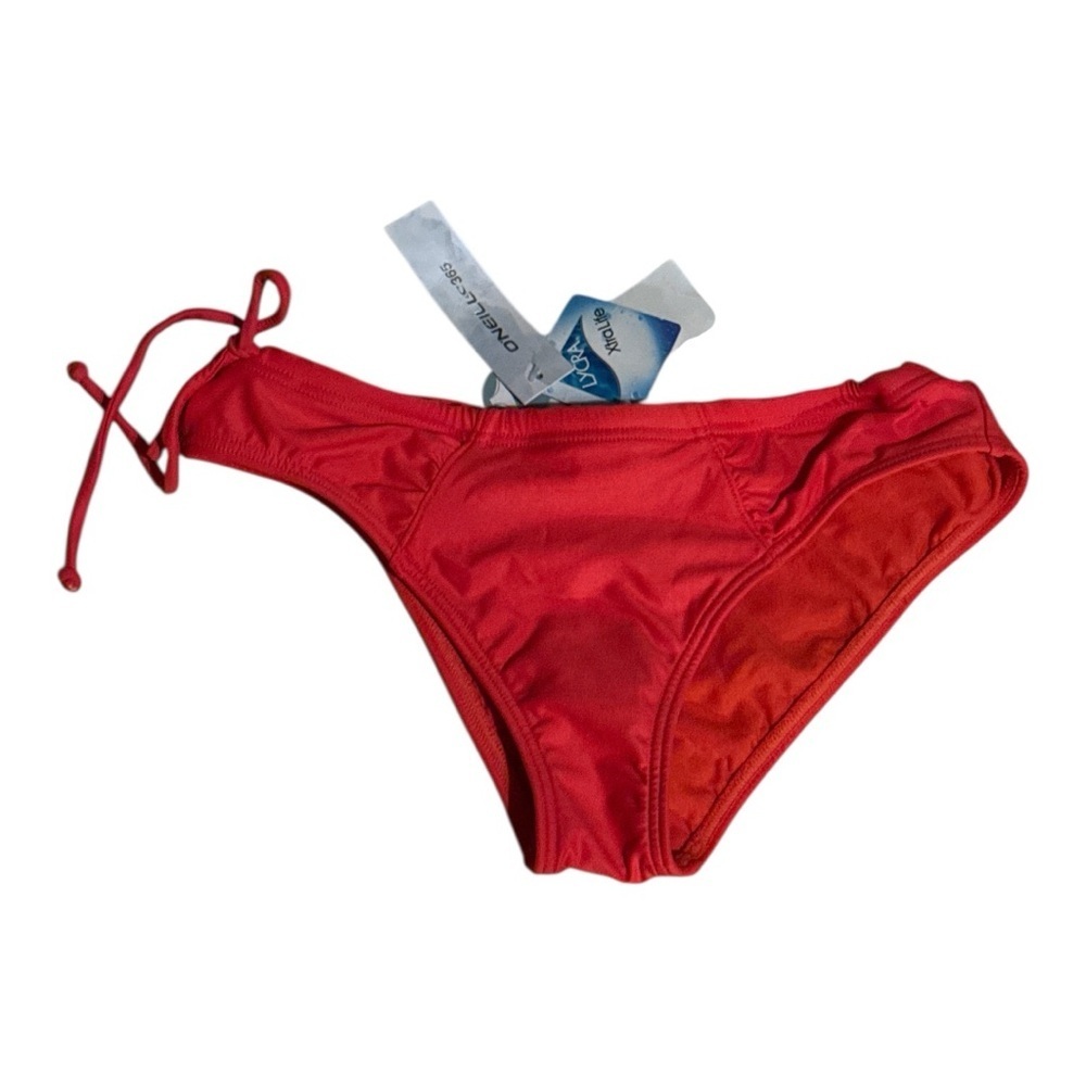 O'Neill Hybrid Red Bikini Active Cheeky Bottom Size Small - Picture 3 of 5